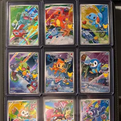Pokemon 2026 First Partner Series 1 llustration Collection Full Set of 9 Promo - Image 2