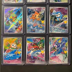 Pokemon 2026 First Partner Series 1 llustration Collection Full Set of 9 Promo - Image 3