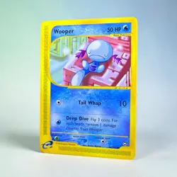 Wooper 66/147 Aquapolis NISHIDA ART 1-OWNER WOTC 2002 NM Pokemon Non-Holo - Image 2