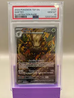 PSA 10 GEM Mint - Shiftry #163 Pokemon Temporal Forces, Graded - Image 1