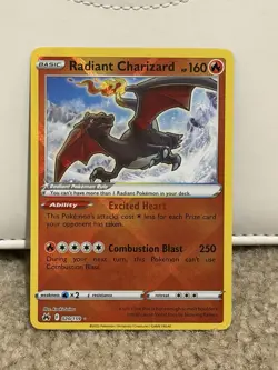 Pokemon Crown Zenith Radiant Charizard 020/159 - Image 1