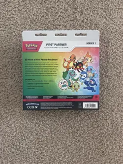 Pokemon TCG First Partner Illustration Collection Series 1 Promo Booster Box - Image 2