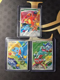 Pokemon First Partners Charmander Bulbasaur Squirtle - Image 1