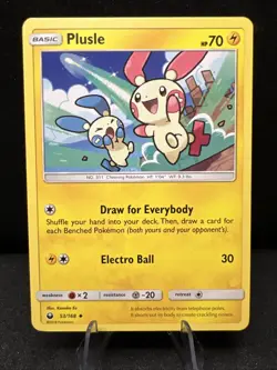 Plusle 53 /168 Uncommon Celestial Storm Pokemon 2018 - Image 1