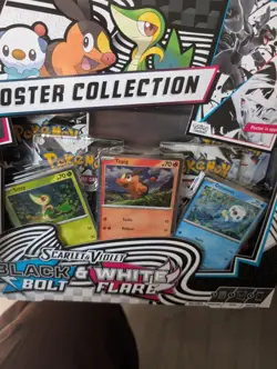 Pokemon Scarlet & Violet Black Bolt And White Flare Poster Collection! IN HAND - Image 1