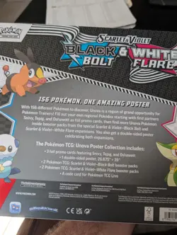 Pokemon Scarlet & Violet Black Bolt And White Flare Poster Collection! IN HAND - Image 3