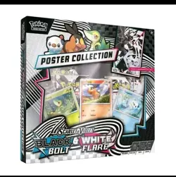 Pokemon Scarlet & Violet Black Bolt And White Flare Poster Collection! IN HAND - Image 4