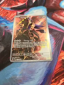 Pokemon TCG Zamazenta 201/182 SV10: Destined Rivals Illust. Rare Holo - Image 1