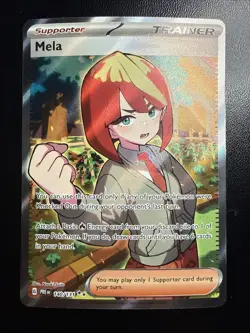 Mela 140/131 Ultra Rare Prismatic Evolutions Pokemon Card - Image 1