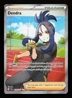 Dendra 250/193 Ultra Rare Paldea Evolved Pokemon Card - Image 1