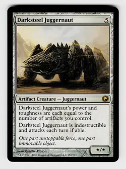 MTG, Scars of Mirrodin, Darksteel Juggernaut, Normal, No.150, R Artifact Creatur - Image 1