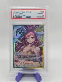 One Piece Shirahoshi OP11-022 PSA 10 Gem Mint - Image 1