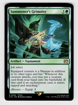 MTG, FINAL FANTASY, Summoner's Grimoire, Normal, No.205, R Artifact - Equipment - Image 1