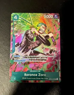 Roronoa Zoro OP13–037 Treasure Rare - Image 1