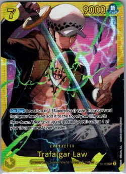 Trafalgar Law - OP10-119 English PRB02 - One Piece Card - NM - Image 1