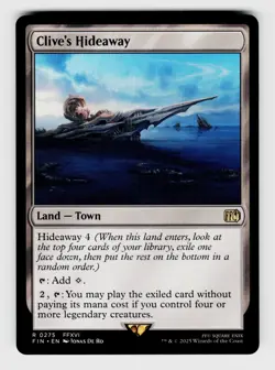 MTG, FINAL FANTASY, Clive's Hideaway, Normal, No.275, R Land - Town - Image 1