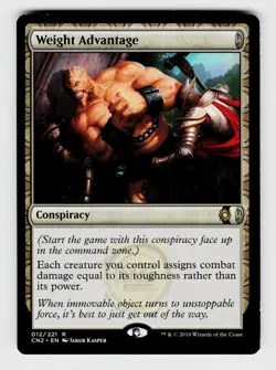 MTG, Conspiracy: Take the Crown, Weight Advantage, Normal, No.12, R Conspiracy - Image 1