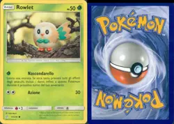 COK R@R@ POKEMON-ROWLET-17/236-HOLO-NEW-MINT-SET BASE ECLISSI COSMICA - Image 1