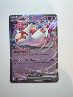 2024 Pokemon SV Surging Sparks - SSP EN Latias Ex Reverse Holo #076/191 - Image 1