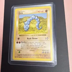 Onix 056/102 Base Set Shadowless Pokemon MP - Image 5