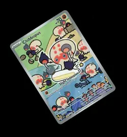 2024 Pokemon SURGING SPARKS CLOBBOPUS FULL ART ILLUSTRATION RARE HOLO 207/191 NM - Image 1