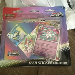Pokemon TCG Scarlet Violet Prismatic Evolutions Tech Sticker Collection Sylveon - Image 1