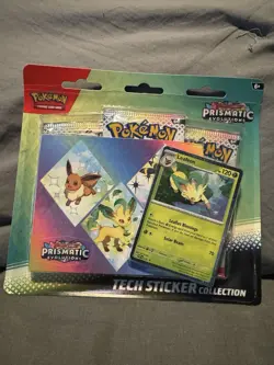 Pokemon TCG: Prismatic Evolutions Tech Sticker Collection - Leafeon - Image 1
