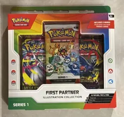 Pokemon TCG First Partner Illustration Collection Series 1 New Sealed - Image 1