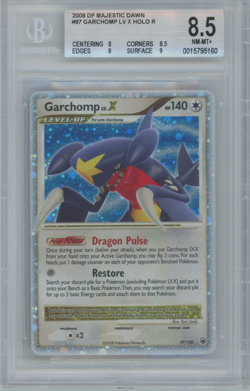 2008 Pokemon Garchomp Lv.X Majestic Dawn Holo Ultra Rare #97 BGS 8.5 NM MINT + - Image 1