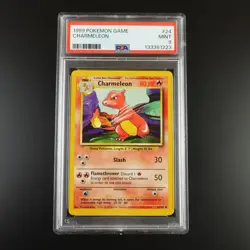 PSA 9 Charmeleon 24/102 Pokemon Base Set 1999 Non Holo Card - Image 1