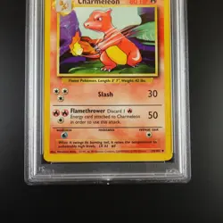 PSA 9 Charmeleon 24/102 Pokemon Base Set 1999 Non Holo Card - Image 3