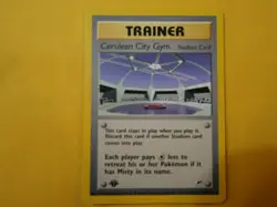 2000 Pokemon Gym Heroes 1st Edition Trainer Cerlean City Gym #108/132 MINT - Image 1