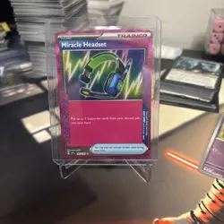 Miracle Headset 183/191 Sv08: Surging Sparks Holo Pokemon Free Shipping NM - Image 1