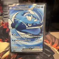 Pokemon Destined Rivals NM English Dondozo ex Ultra Rare - Image 1