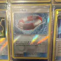 Pokemon Switch Raft 62/70 Dragon Majesty Holo Trainer-Item Card English - Image 1