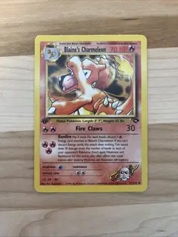 Pokemon TCG Blaine's Charmeleon Gym Challenge 1st Edition Uncommon 31/132 70HP - Image 1