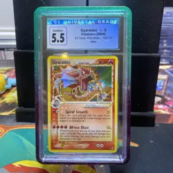Gyarados Gold Star Holo Graded Cgc 5.5 Rare Low Pop 102/110 Pokemon 2006 - Image 1