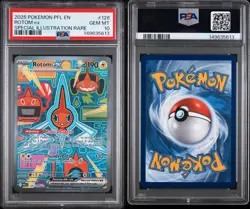 PSA 10 - 2025 POKEMON PFL EN-PHANTASMAL FLAMES 126 ROTOM EX SPECIAL ILLUSTRATION - Image 3