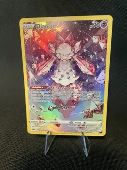 Diancie Pokemon Crown Zenith Galarian Gallery GG13/GG70 Full Art Holo Rare NM - Image 1