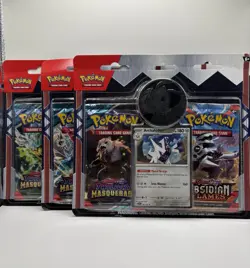 Lot Of 3 Pokemon 2 Pack Archaludon Blister Obsidian Flames Twilight Masquerade - Image 1