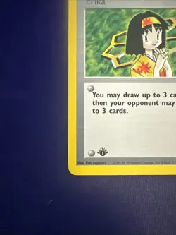 Pokemon TCG Erika Gym Heroes 1st Edition Card 100/132 - Image 5