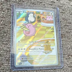 Pokemon Chansey 187/167 Sv06 Twilight Masquerade Illustration Rare Holo 2024 - Image 1