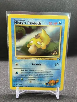 Pokemon Misty’s Psyduck [W Stamped] 54/132 Wotc Promo Regular - Image 1