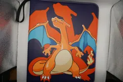Pokemon Charizard 9-Pocket Trading Card Binder - Image 1