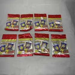 Pokemon Action Flipz Packs- 1999 Sealed (8 Packs!!!!) - Image 2