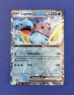 Lapras ex 022/088 Pokemon Me03: Perfect Order Double Rare Holo NM - Image 1