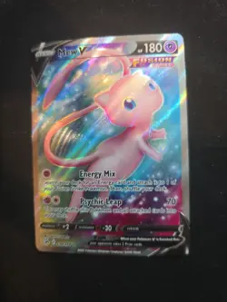 Mew V (Full Art) 250/264 Sword & Shield Pokemon Fusion Strike Holo Alternate Alt - Image 1