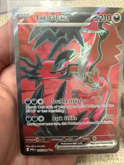 Yveltal ex 105/088 Ultra Rare Perfect Order Pokemon Near Mint - Image 1