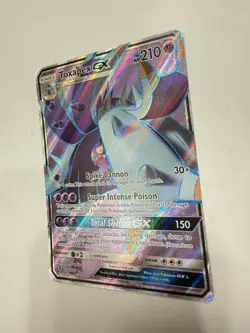 Toxapex GX 136/145 Guardians Rising NM Full Art Ultra Rare Pokemon Card - Image 3