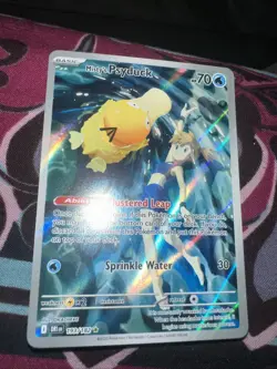 Pokemon TCG Misty's Psyduck Holo Card 193/182 Sv10: Destined Rivals - Image 1